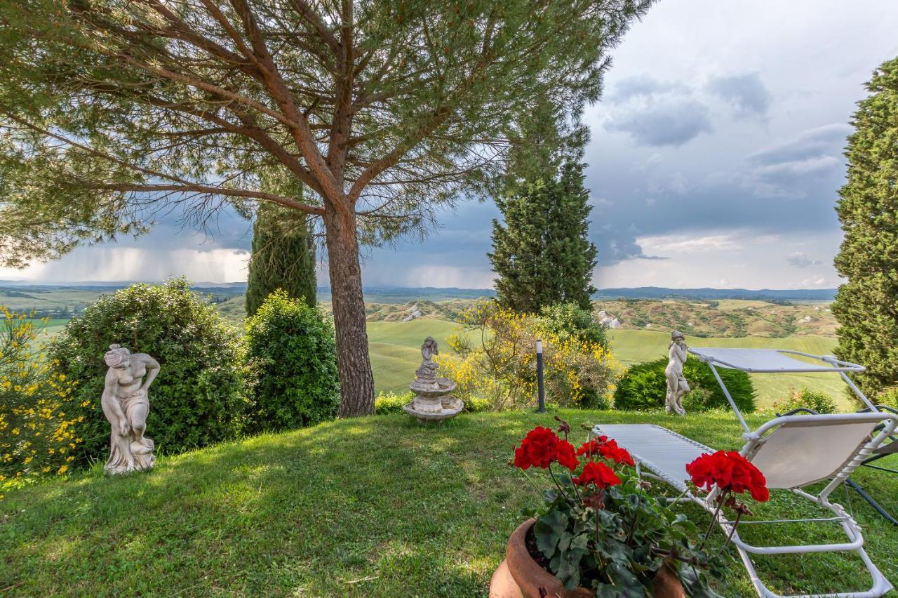 Tuscany Balcony: Crete Senesi Casetta Extérieur photo