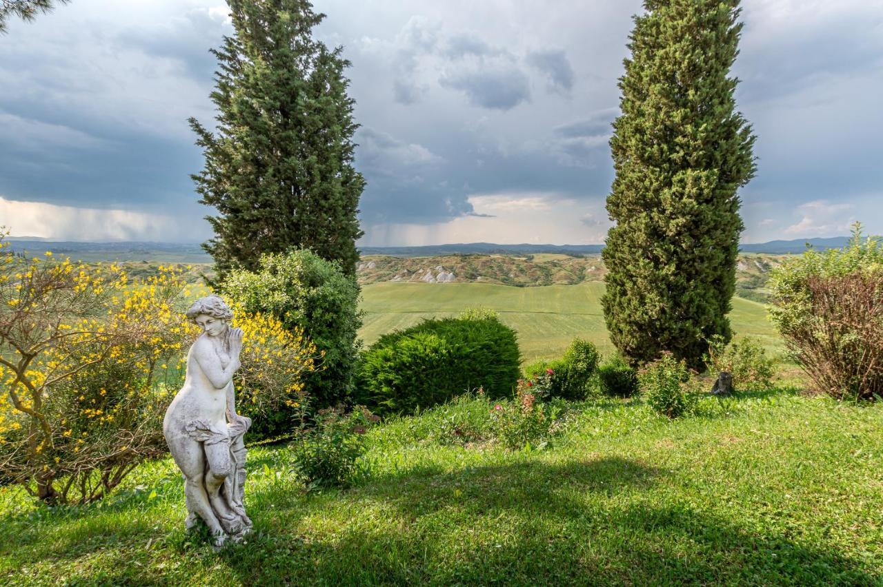 Tuscany Balcony: Crete Senesi Casetta Extérieur photo
